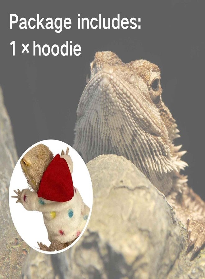 TTMIMIK Lizards Clothes for Bearded Dragon Cotton Hoodies Leopard Gecko Costume, Reptile Hoodies Apparel for Skin Protection - Image 5